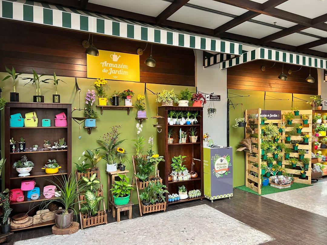 Espaço especializado em jardinagem é inaugurado no Shopping Curitiba