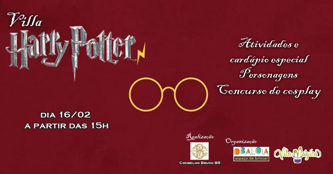 Primeiro Villa Harry Potter acontece neste sábado na Rialto Villa Gastronômica