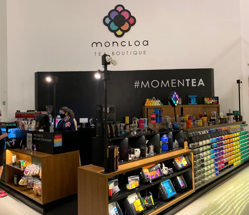 Moncloa Tea Boutique investe em loja com espaço para degustação no Shopping Curitiba