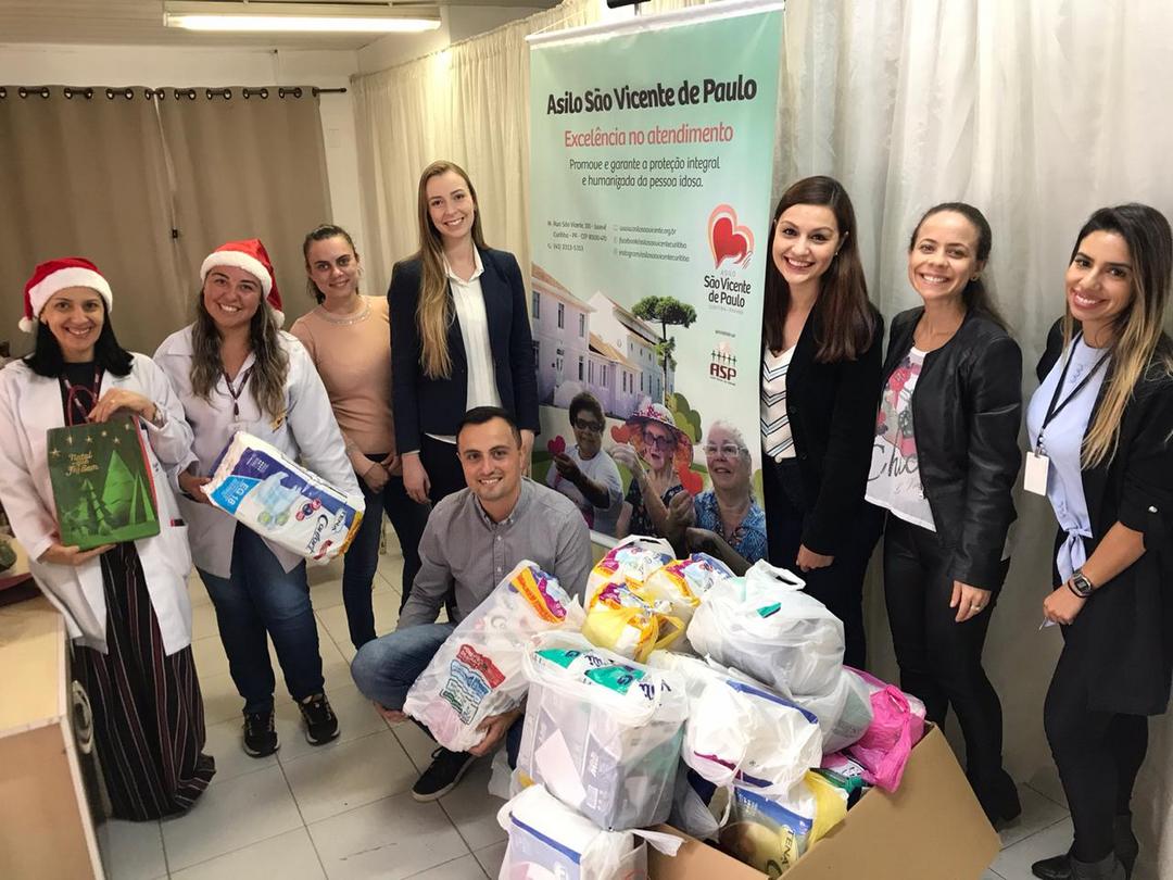 Fazer o bem: MDGP entrega doações no Asilo São Vicente de Paulo