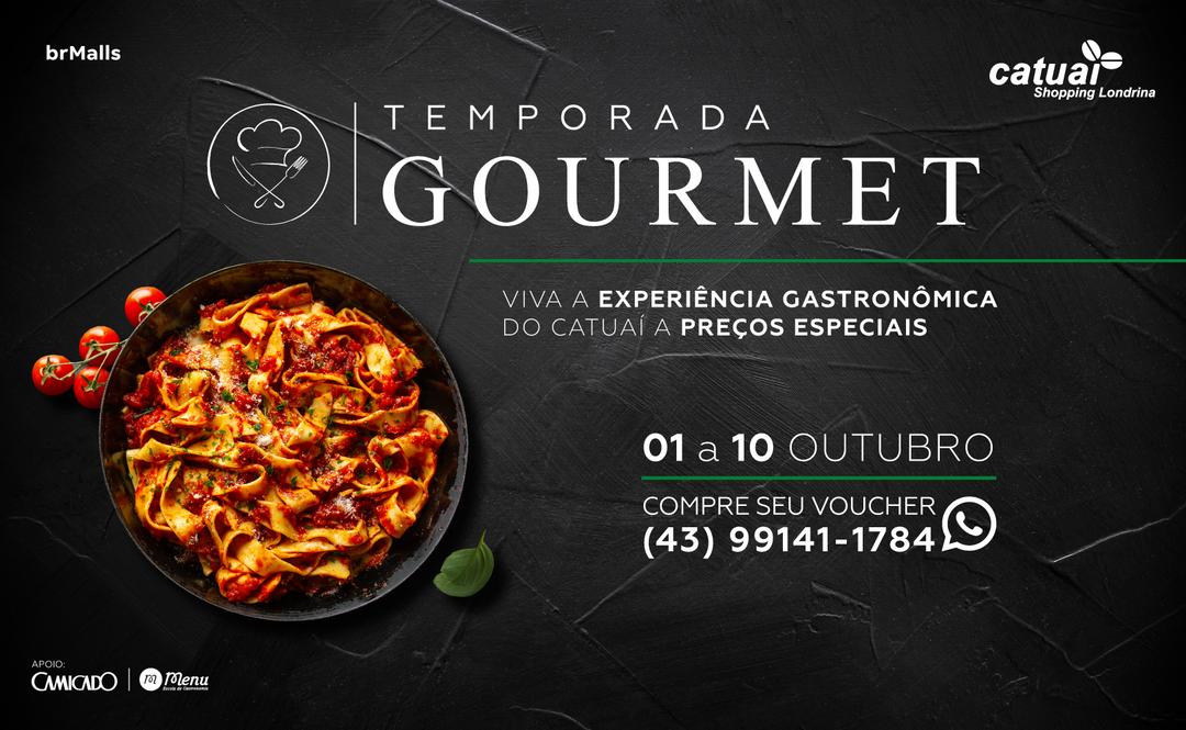 Catuaí Shopping realiza Concurso Cultural Temporada Gourmet