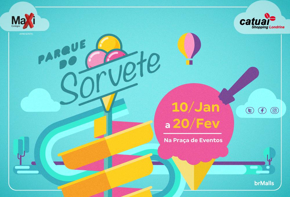 Parque do Sorvete estreia no dia 10 de janeiro em Londrina