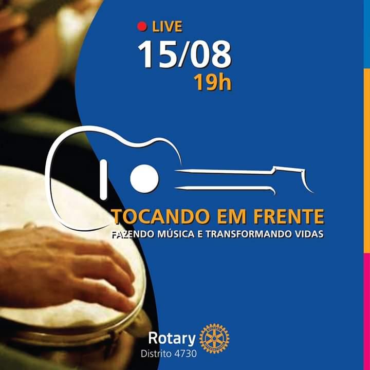 Tocando em frente: Rotary Club faz live musical solidária