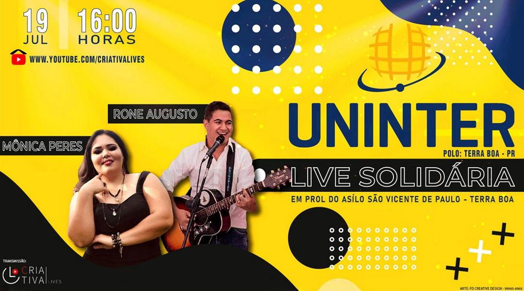Live musical arrecada doações para asilo de Terra Boa (PR)