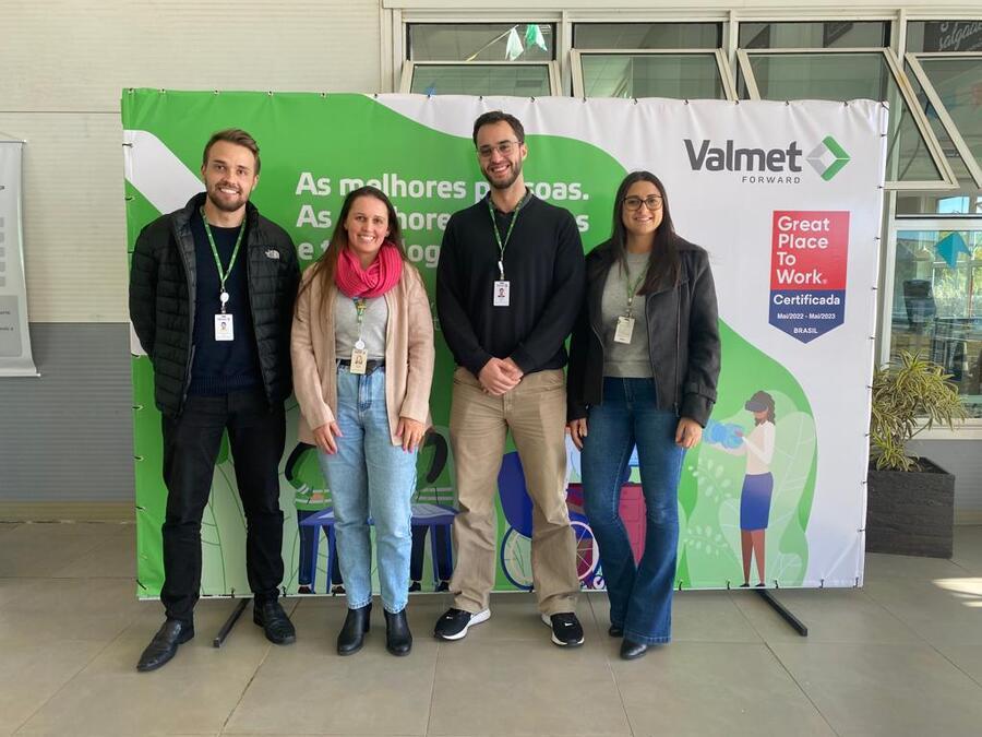 Valmet é recertificada como uma das melhores empresas para trabalhar no Brasil