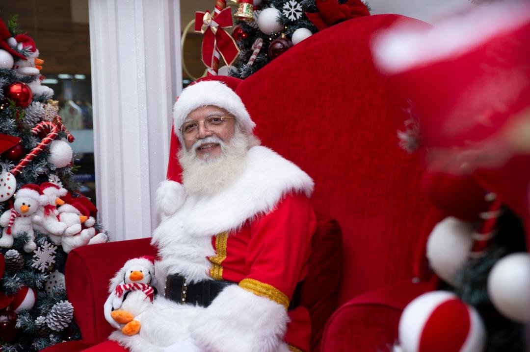 Papai Noel faz chegada ao Ventura Shopping neste sábado