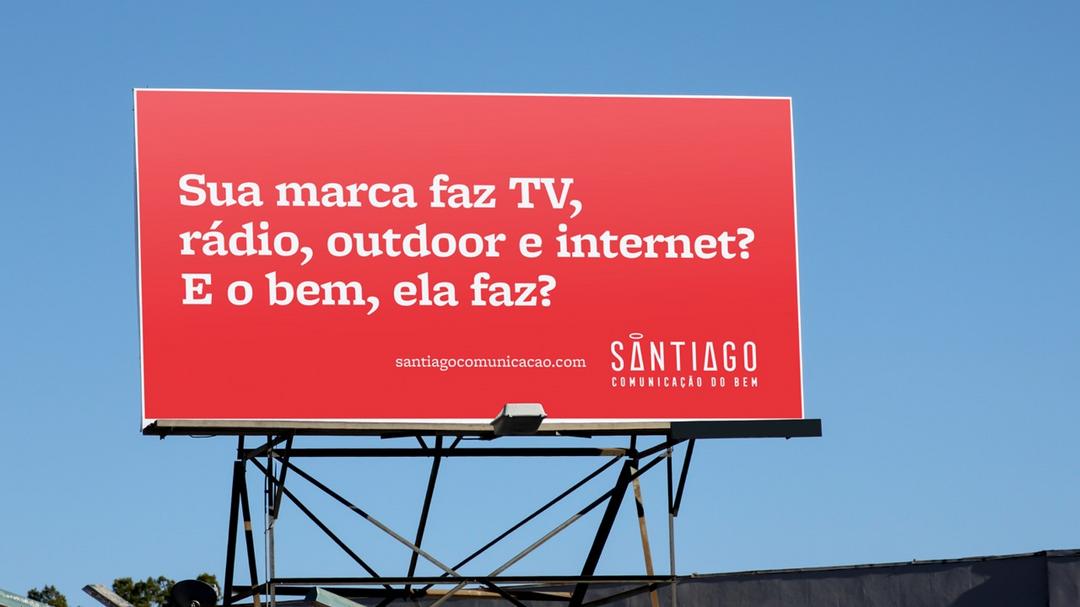 Santiago Comunicação cria campanha baseada no seu propósito para divulgar novo site.