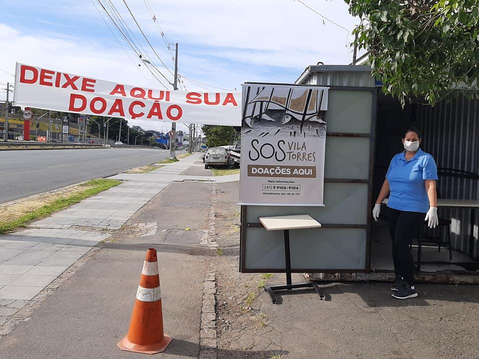 Campanha incentiva doações em prol da Vila Torres