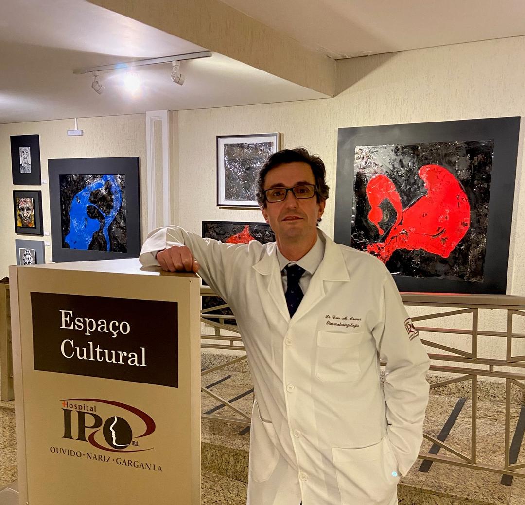 Médico e artista, Caio Soares, inaugura exposição “Precisamente impreciso”, no Espaço Cultural do Hospital IPO