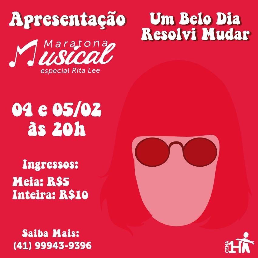 “Um Belo Dia Resolvi Mudar” reúne canções de Rita Lee no Teatro Cena Hum