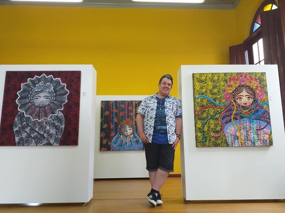 Casa da Cultura de Colombo-PR, recebe a exposição KORIN, do artista curitibano Eloir Jr.
