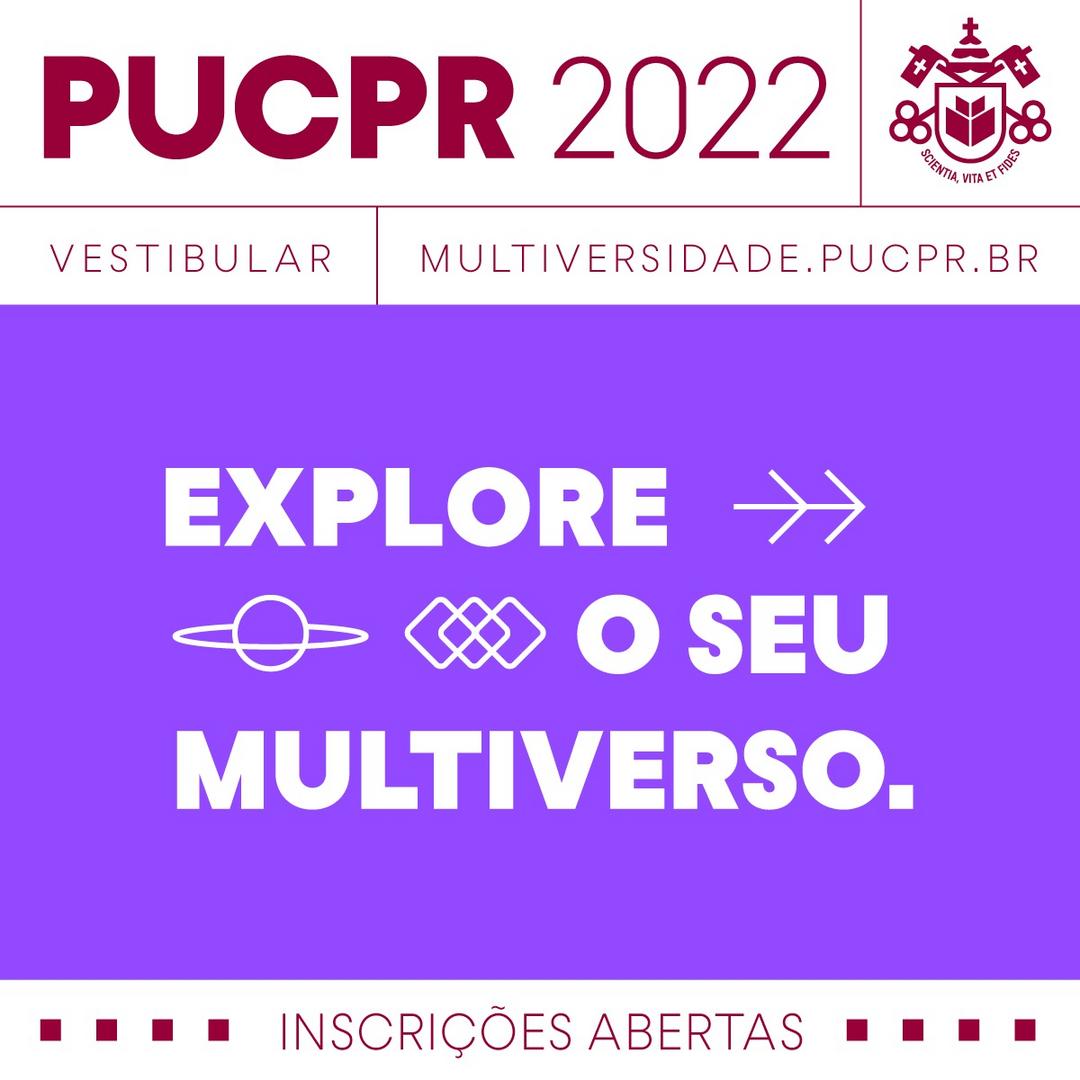 PUCPR abre inscrições para Vestibular 4.0 para o início em 2022