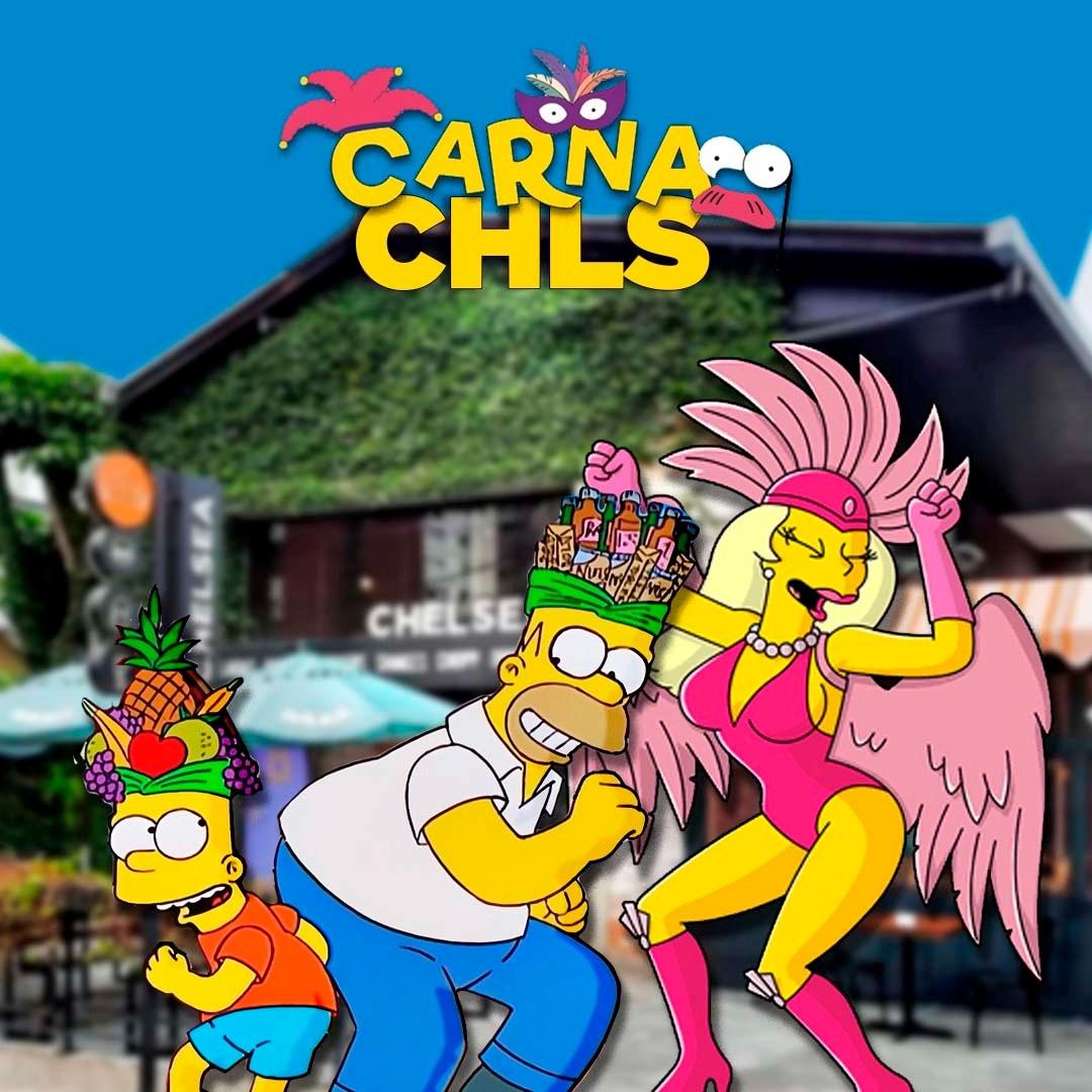 Carnaval em Curitiba: aproveite o especial dos Simpsons no Chelsea