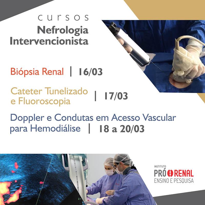 Fundação Pró-Renal promove curso de Nefrologia Intervencionista