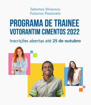 Inscrições para Programa de Trainee 2022 da Votorantim Cimentos encerram segunda (25/10)