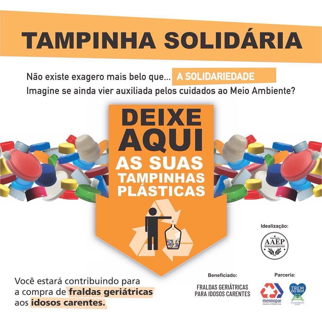 Tampinha solidária! Postos de coleta em Curitiba!